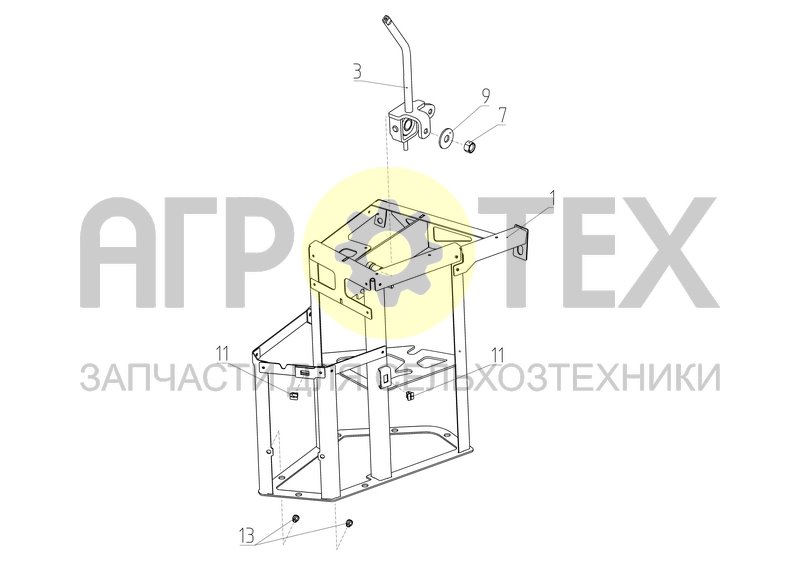 Пульт (МРУ-2.01.300) (№11 на схеме)